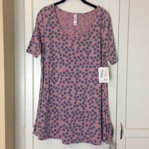 LULAROE PERFECT T MADE IN GUATEMALA PINK BNWT XS